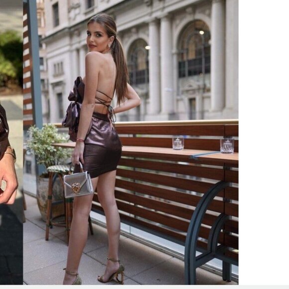 Zara fav blogger flowers voluminous dress Size M NEW WITH TAG! - Picture 8 of 15